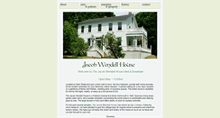 Desktop Screenshot of jacobwendellhouse.com